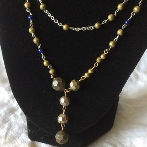 Handmade from reclaimed jewellery necklace